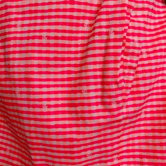 LILLY PULITZER Lowe Dress pink gingham size 4 strapless - Picture 6 of 6